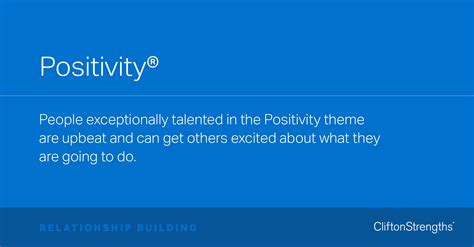 the positive impact test|All About the Positivity StrengthsFinder Theme .